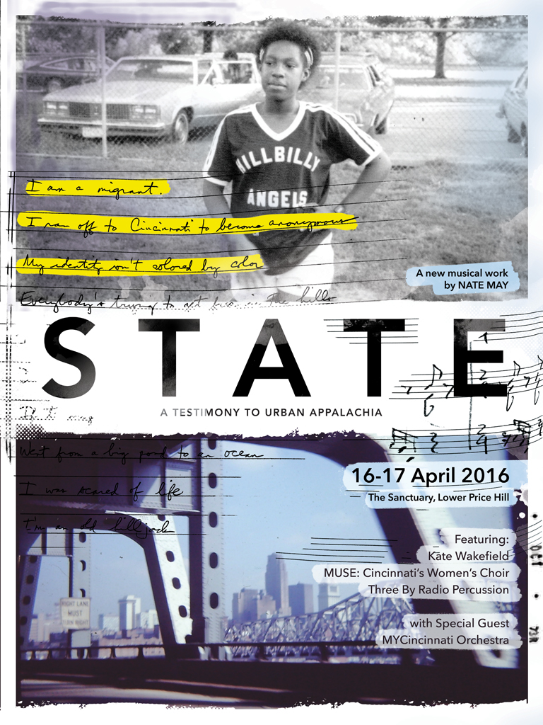 Poster for State, designed by Austin Dunbar.